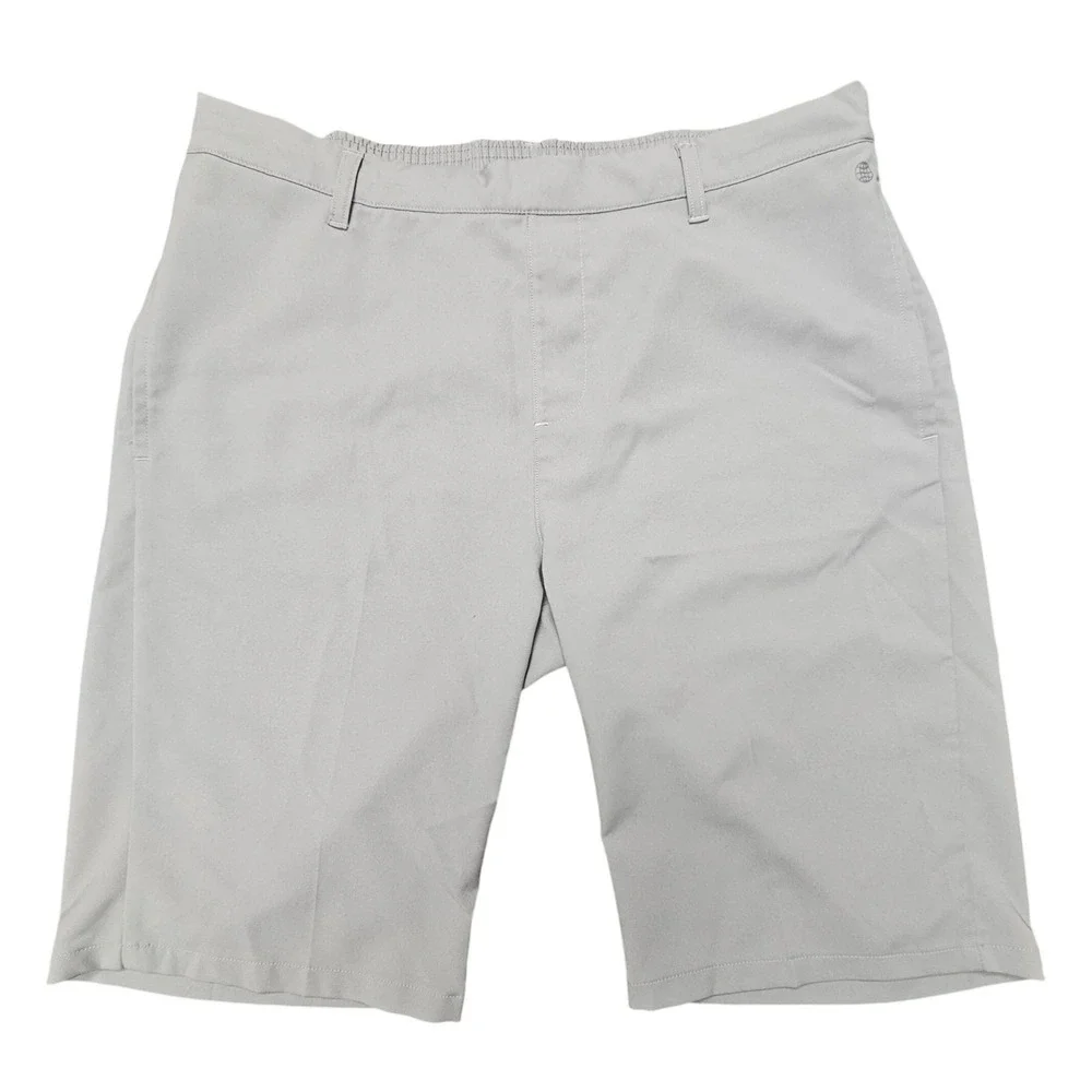 adidas Golf Shorts Mens 32 Gray Drawstring Stretch Performance Lightweight‎